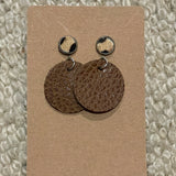 Leather Stud Dangles-Western Culture Leather