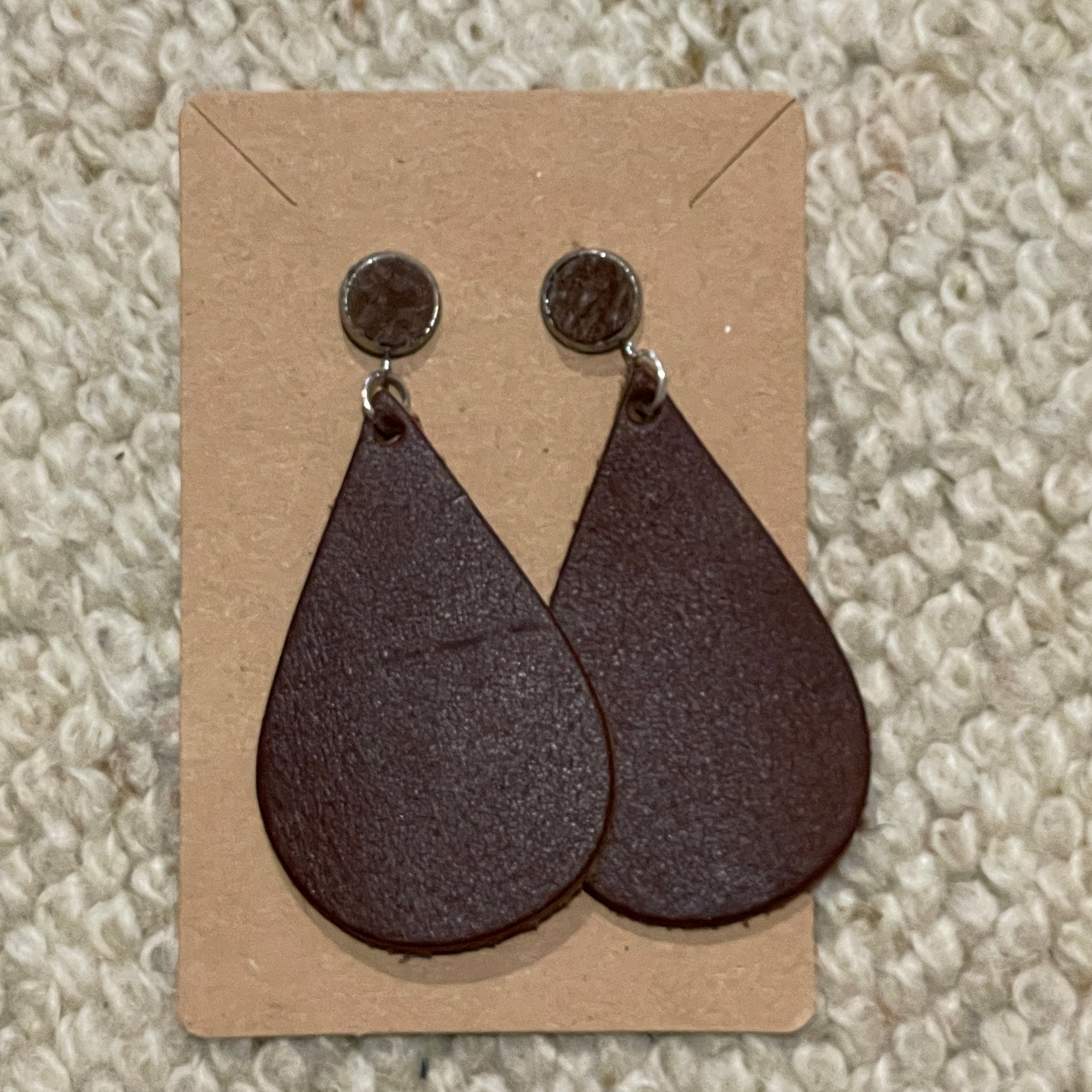 Leather Stud Dangles-Western Culture Leather