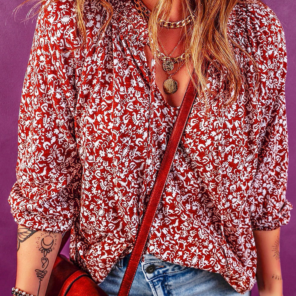 Burgundy Smock-Western Culture Leather