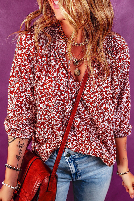Burgundy Smock-Western Culture Leather