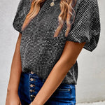 Dot Blouse-Western Culture Leather