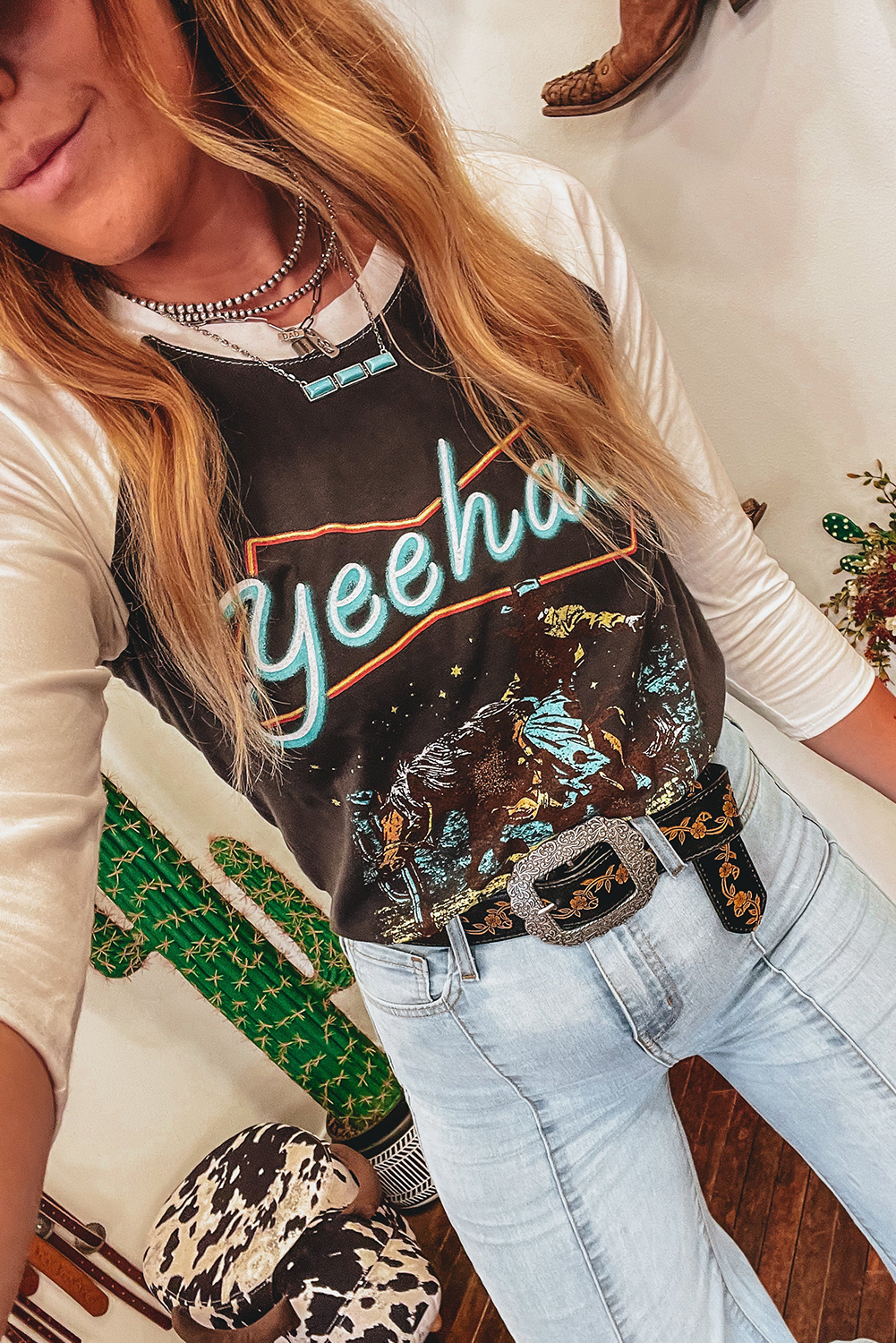 Yeehaw Graphic Tee-Western Culture Leather