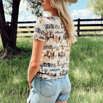 Mustang River Mesh Top-Western Culture Leather