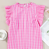 Rose Gingham Top-Western Culture Leather