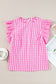 Rose Gingham Top-Western Culture Leather