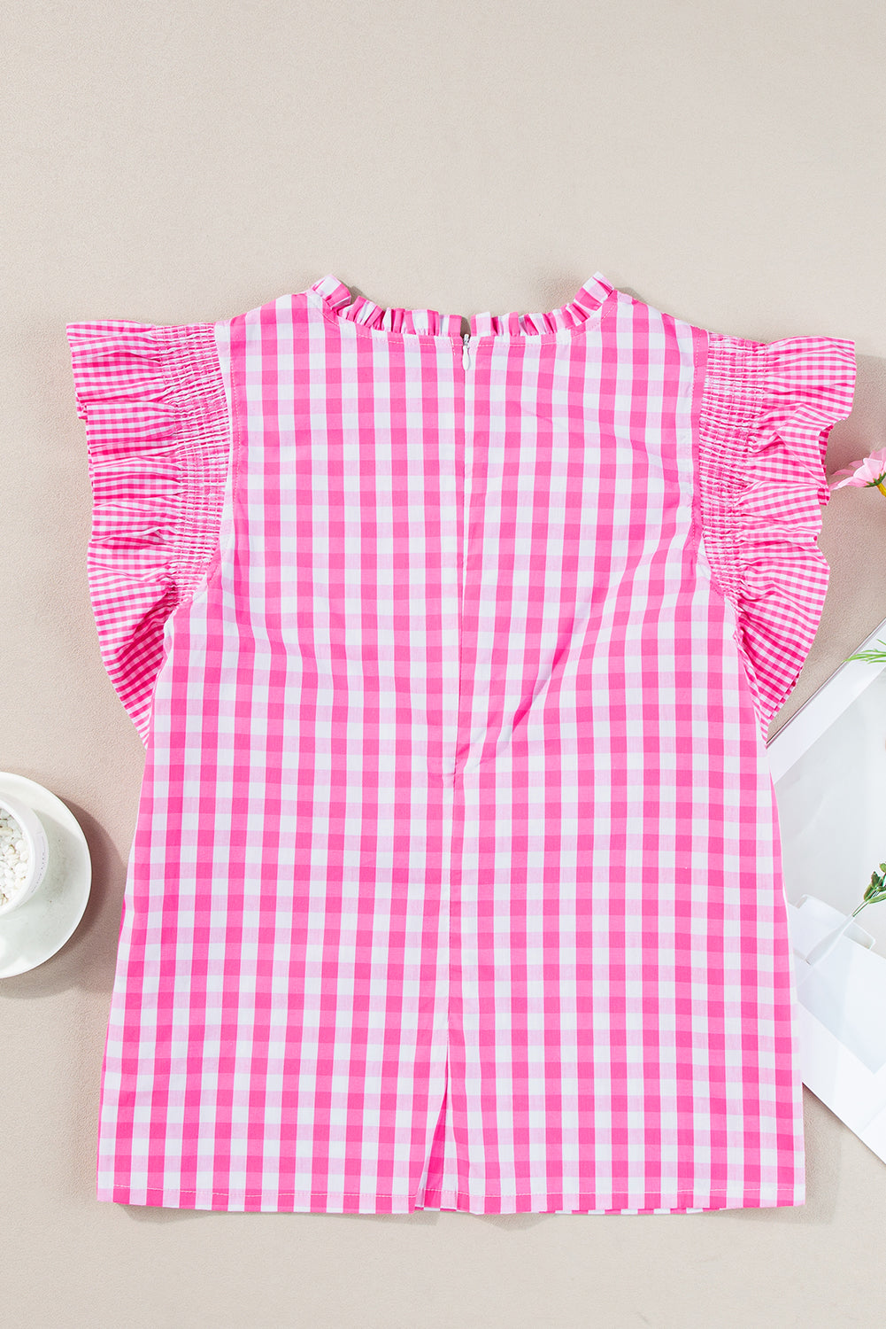 Rose Gingham Top-Western Culture Leather