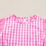 Rose Gingham Top-Western Culture Leather