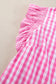 Rose Gingham Top-Western Culture Leather
