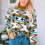 Adele Aztec Knit-Western Culture Leather