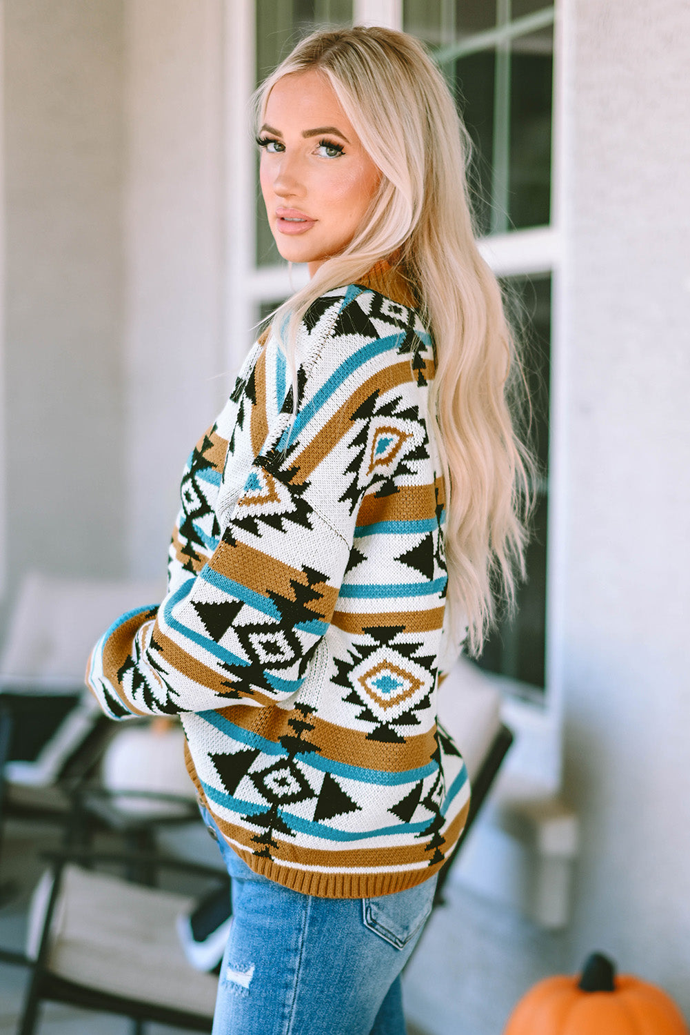 Adele Aztec Knit-Western Culture Leather