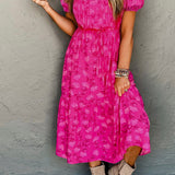 Rose Floral Dress-Western Culture Leather