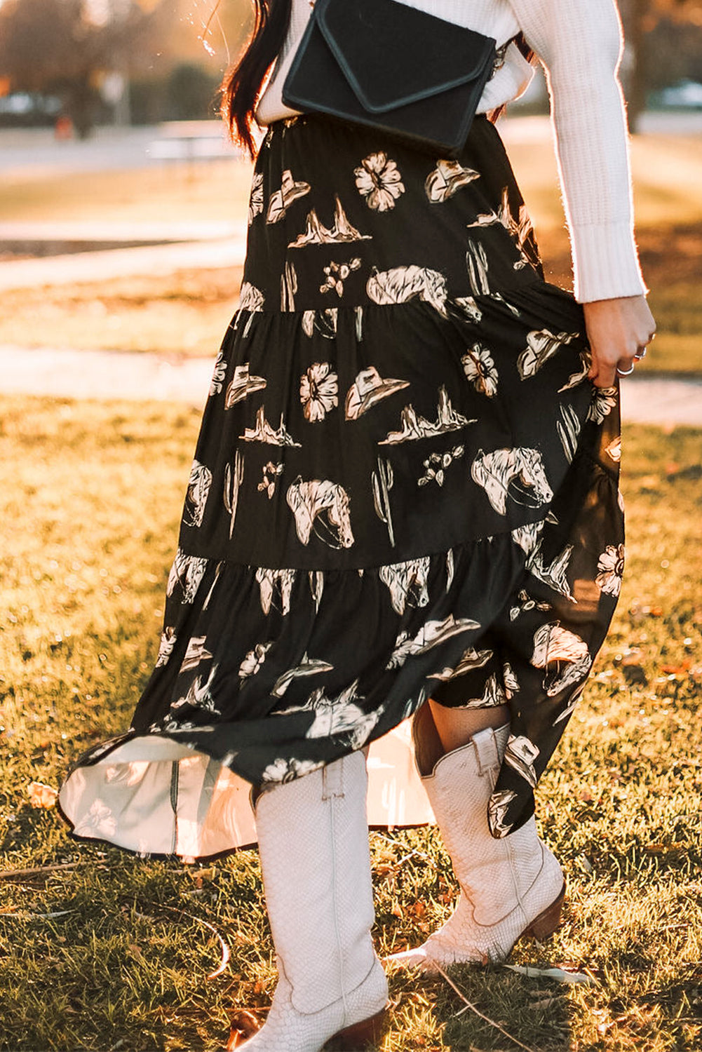 Bandi Skirt-Western Culture Leather