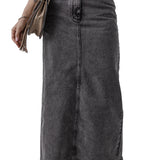 Dusty Denim Skirt-Western Culture Leather