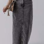 Dusty Denim Skirt-Western Culture Leather