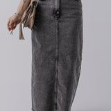 Dusty Denim Skirt-Western Culture Leather