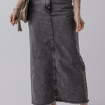 Dusty Denim Skirt-Western Culture Leather