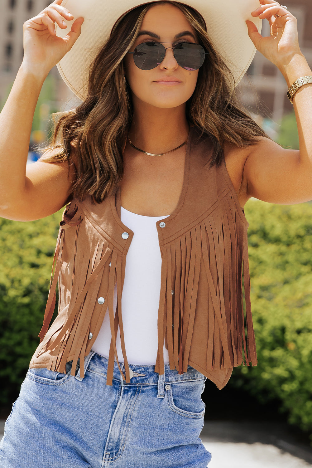 Roxy Vest-Western Culture Leather