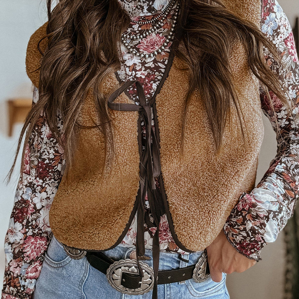 Sherpa Vest-Western Culture Leather