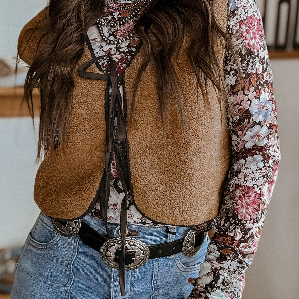 Sherpa Vest-Western Culture Leather