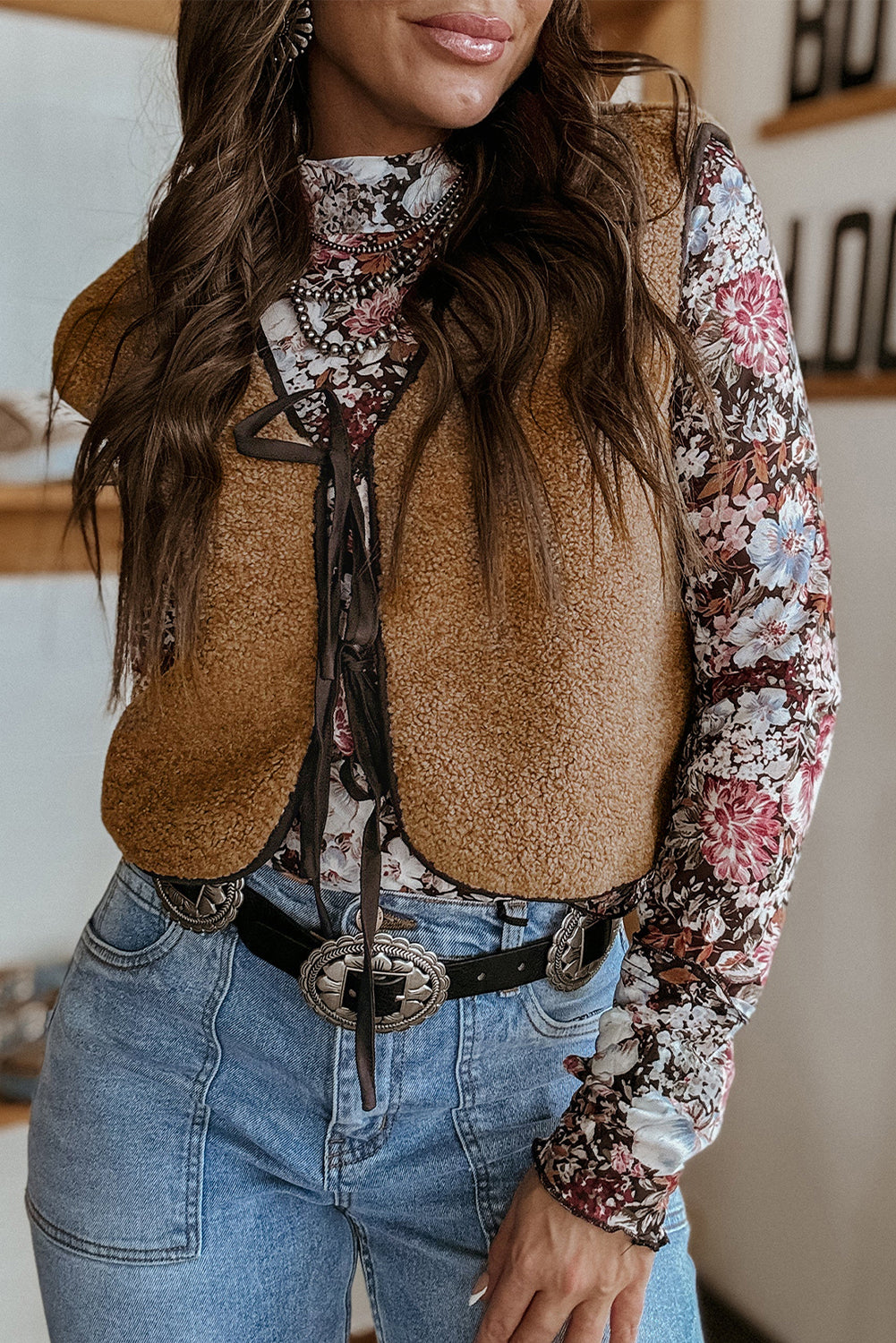 Sherpa Vest-Western Culture Leather
