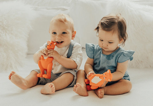 Mizzie - Baby Teething Roo-Western Culture Leather