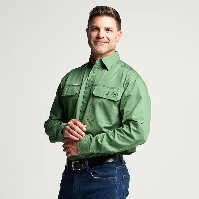 Mens Work Shirt-Western Culture Leather