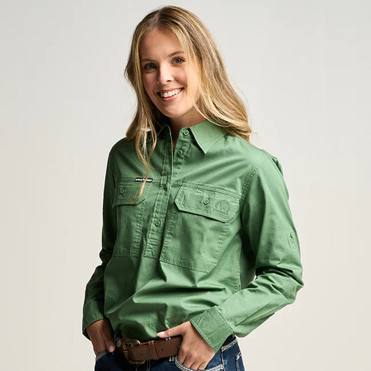 Ladies Work Shirt-Western Culture Leather