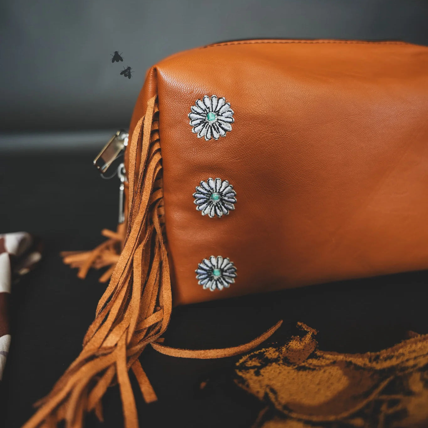 Pistol Packer Cosmetic Bag-Western Culture Leather
