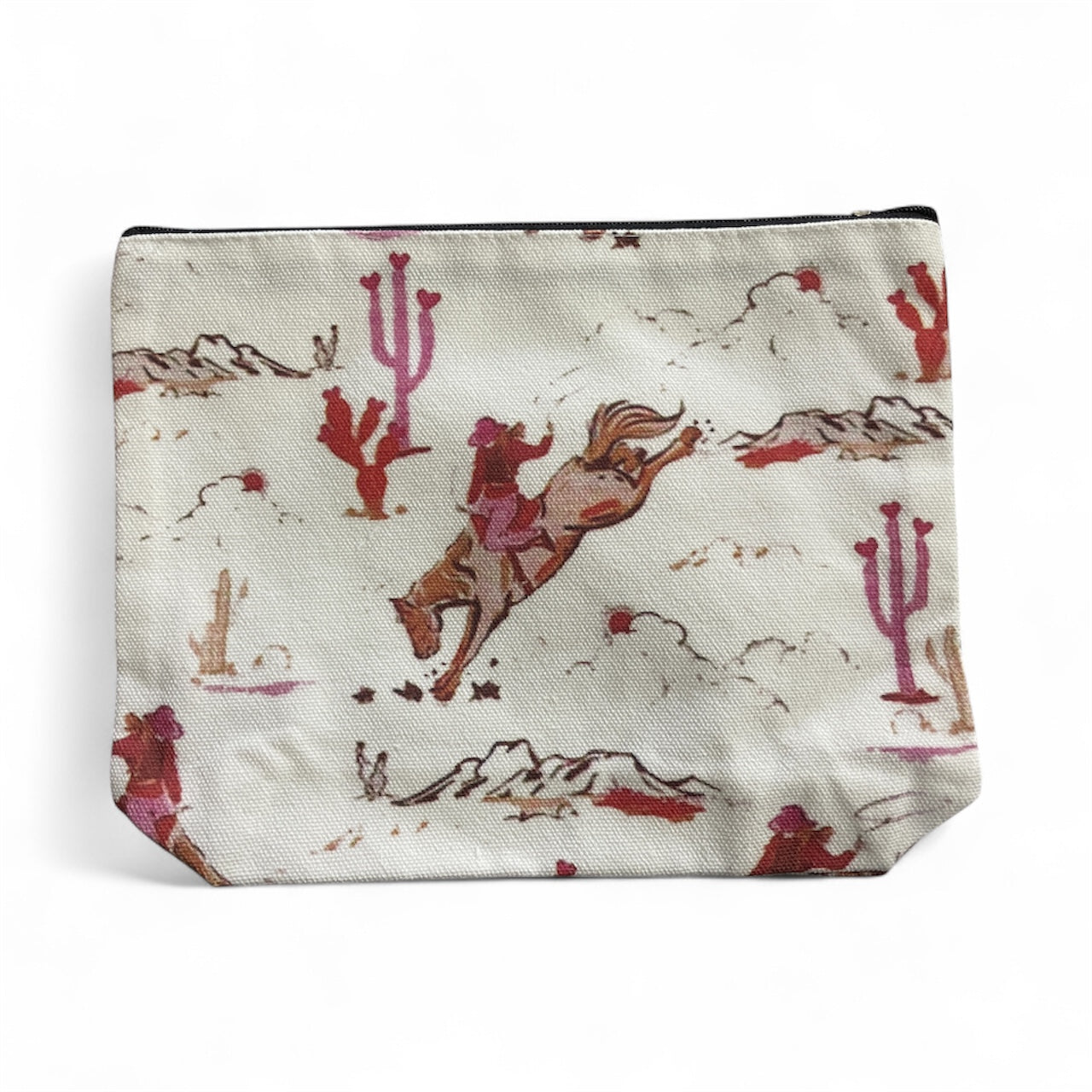 Western Cosmetic Bag-Western Culture Leather