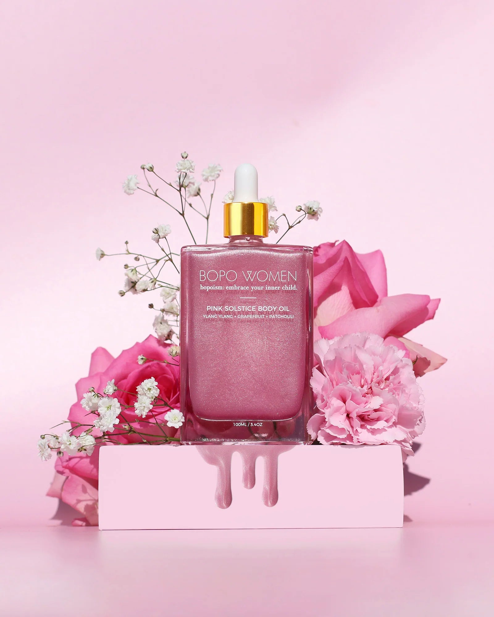Pink Solstice Body Oil-Western Culture Leather