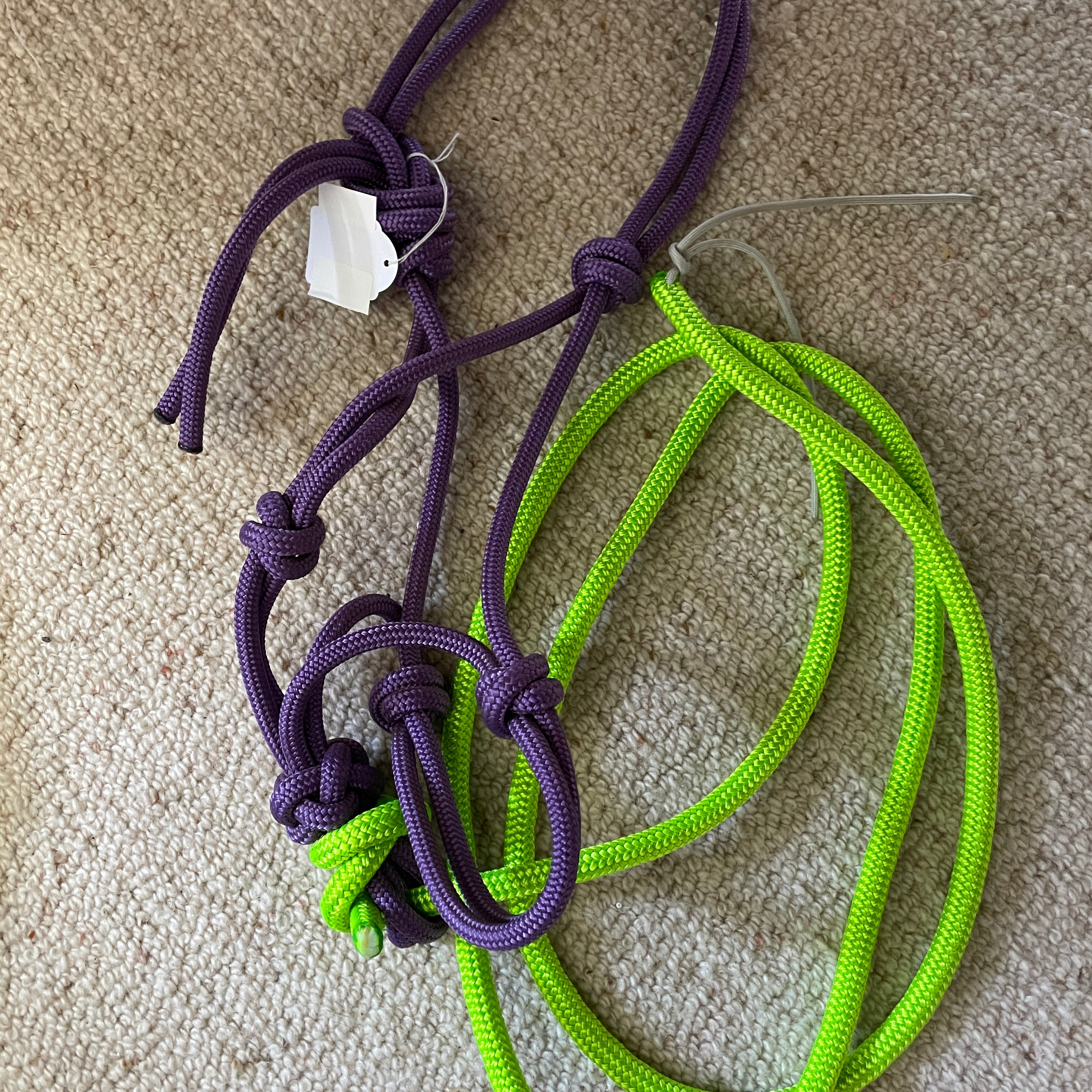 Rope Halter & Lead Combo-Western Culture Leather