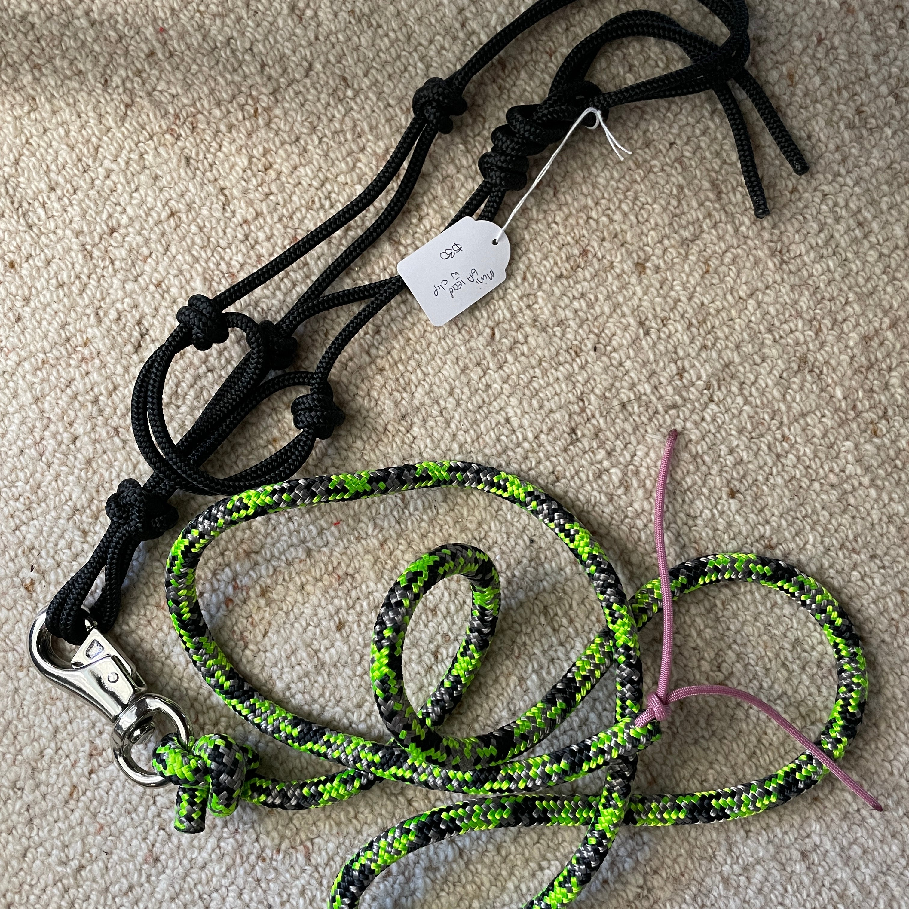 Rope Halter & Lead Combo-Western Culture Leather