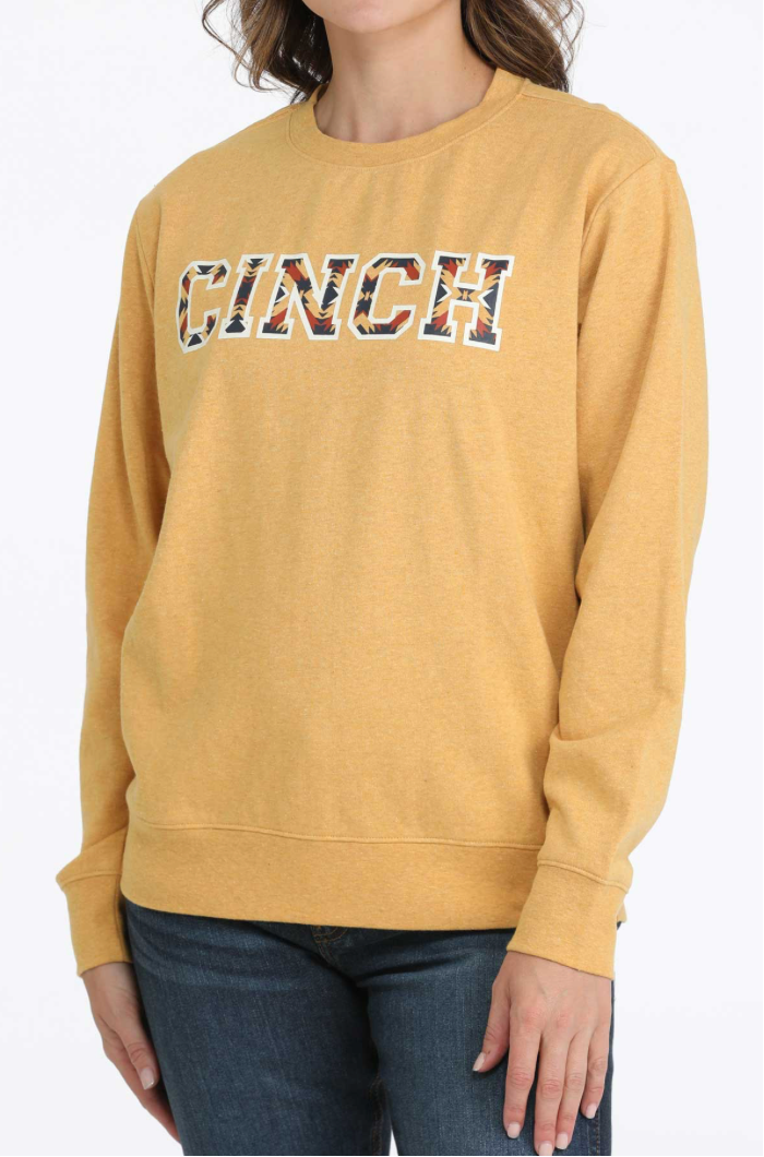 Cinch Mustard Pullover-Western Culture Leather