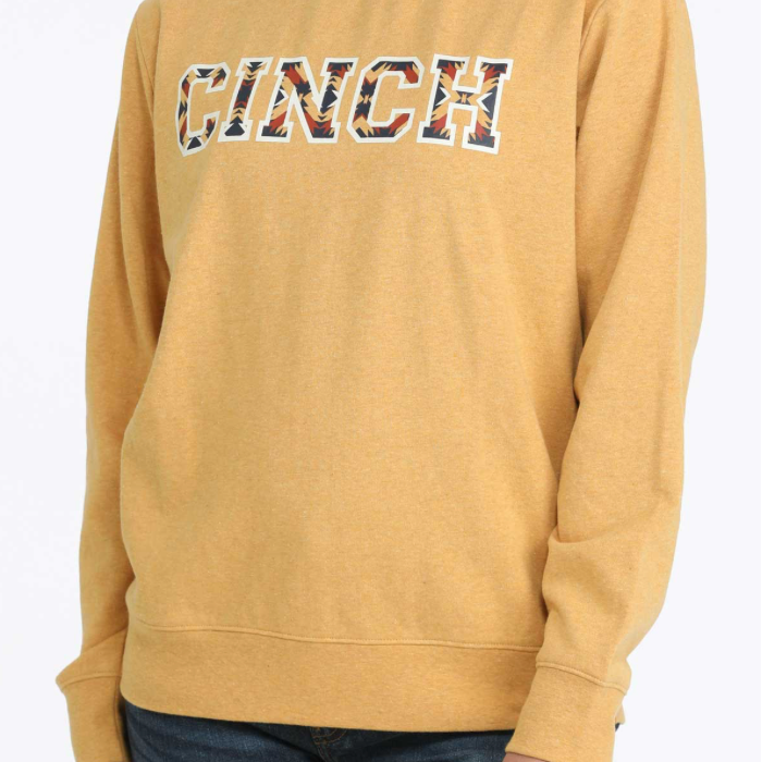 Cinch Mustard Pullover-Western Culture Leather