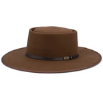 The Jagger - Avenel Hats - Chocolate-Western Culture Leather