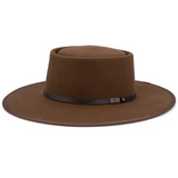 The Jagger - Avenel Hats - Chocolate-Western Culture Leather