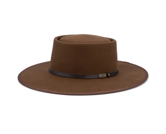 The Jagger - Avenel Hats - Chocolate-Western Culture Leather
