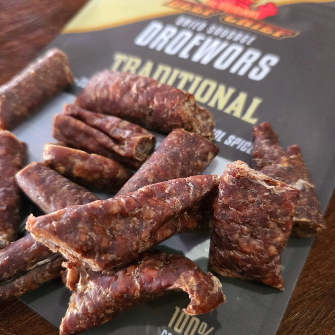 Beef Chief - Droewors Dried Sausage-Western Culture Leather