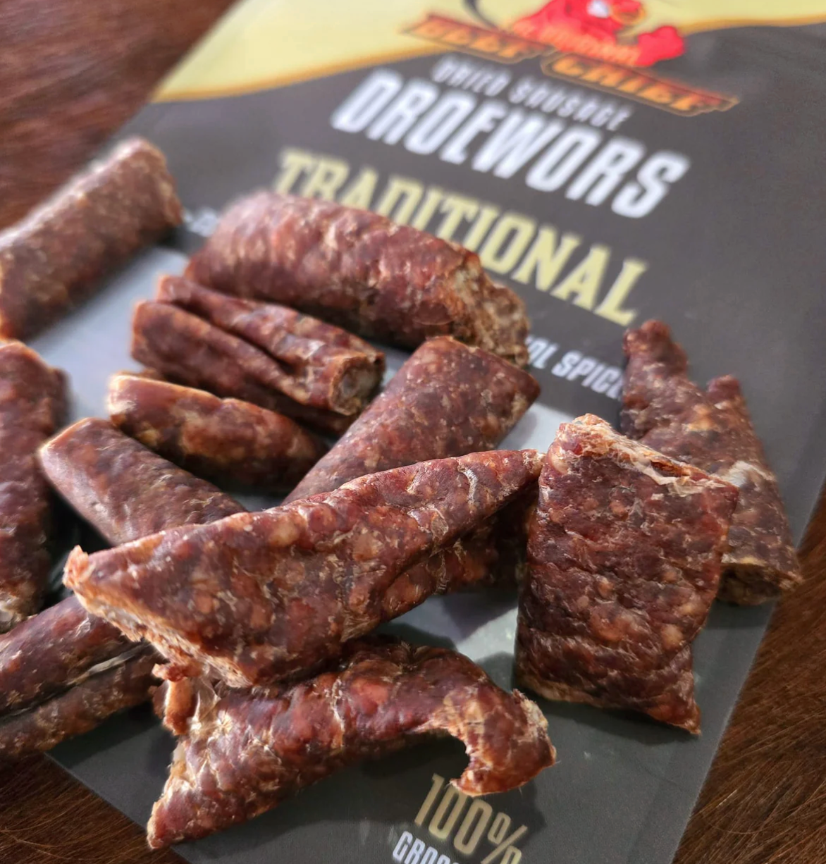Beef Chief - Droewors Dried Sausage-Western Culture Leather