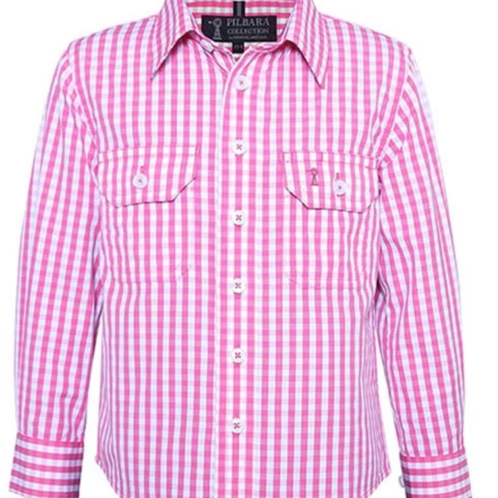 Kids Pilbara Check Shirt-Western Culture Leather