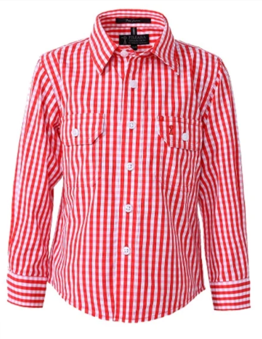 Kids Pilbara Check Shirt-Western Culture Leather