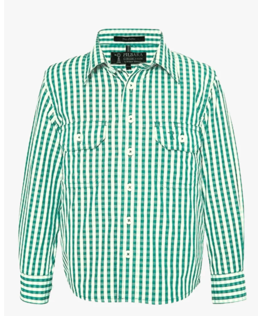 Kids Pilbara Check Shirt-Western Culture Leather