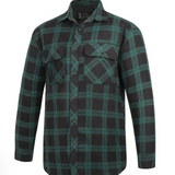 Mens Flannel Check Shirt with WC Logo-Western Culture Leather