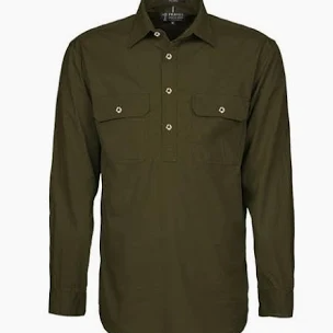 Pilbara Men's Work Shirt-Western Culture Leather