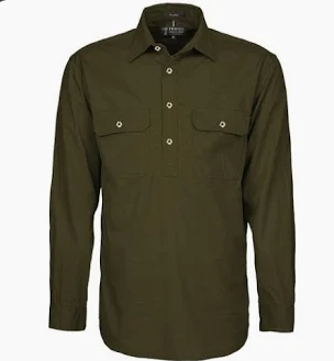 Pilbara Men's Work Shirt-Western Culture Leather