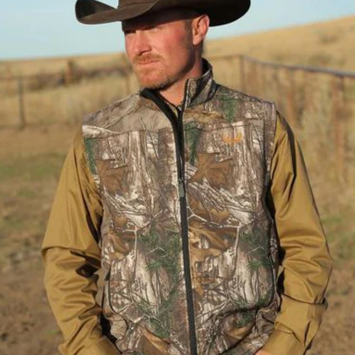 CINCH Mens Hunting Camo Vest-Western Culture Leather