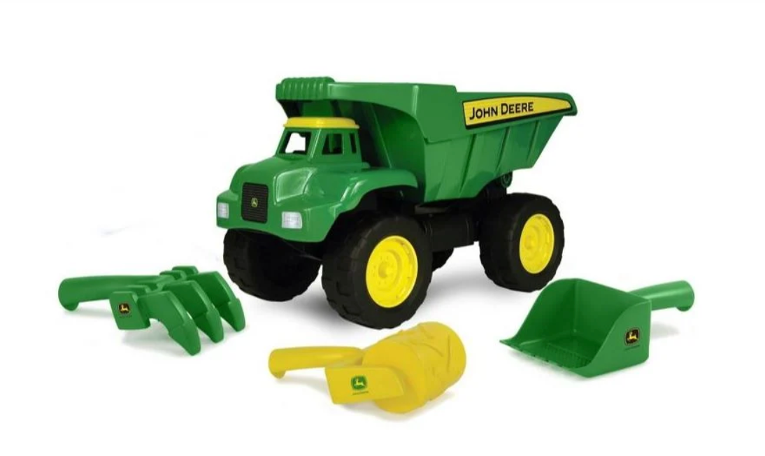 John Deere Big Scoop Dump Truck With Sand Toys-Western Culture Leather