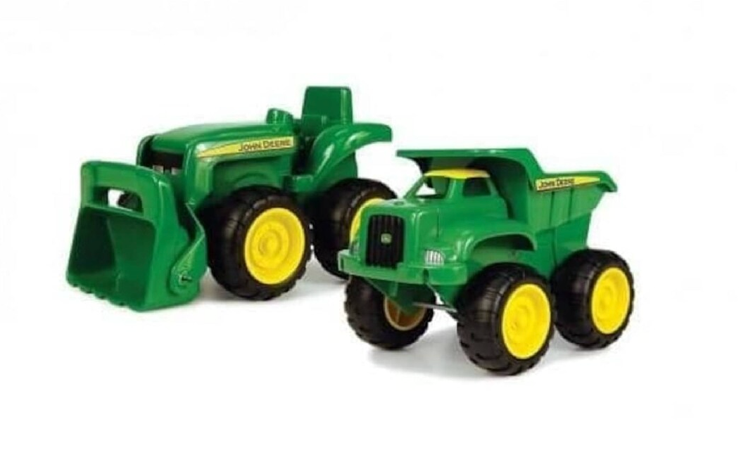 John Deere - Mini Tractor and Dump Truck set-Western Culture Leather