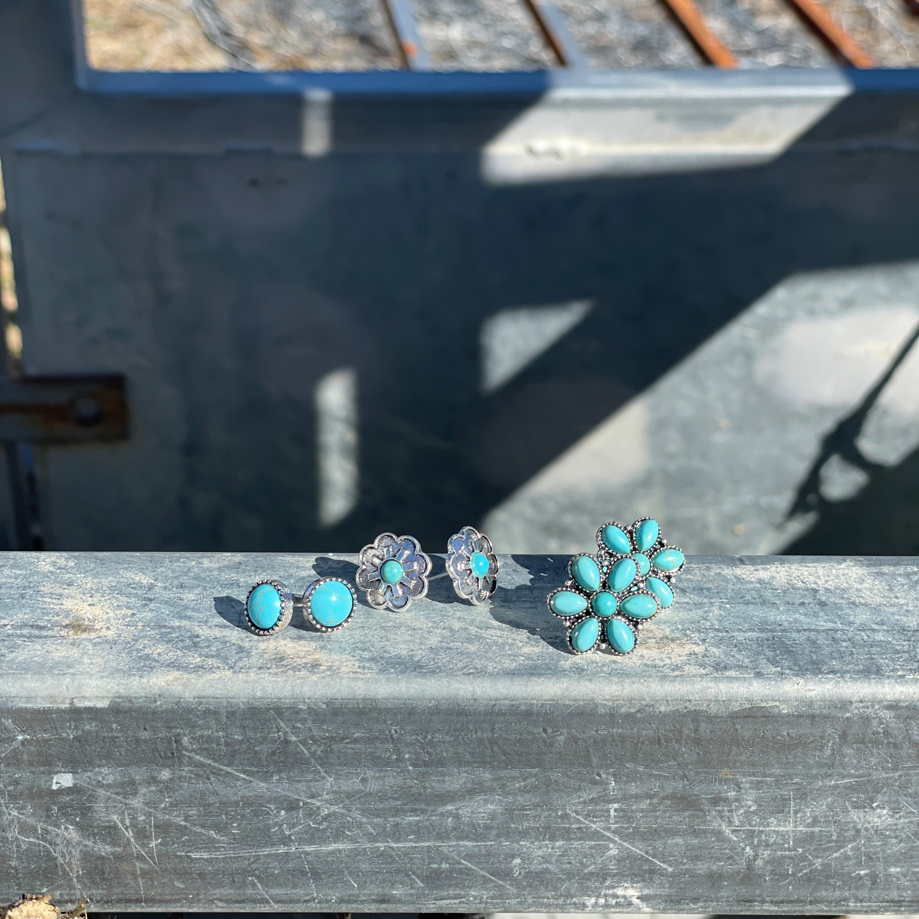 Set of 3 studs-Western Culture Leather