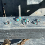 Set of 4 stud earrings-Western Culture Leather